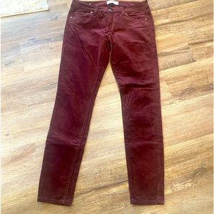 CAbi skinny Corduroy pants